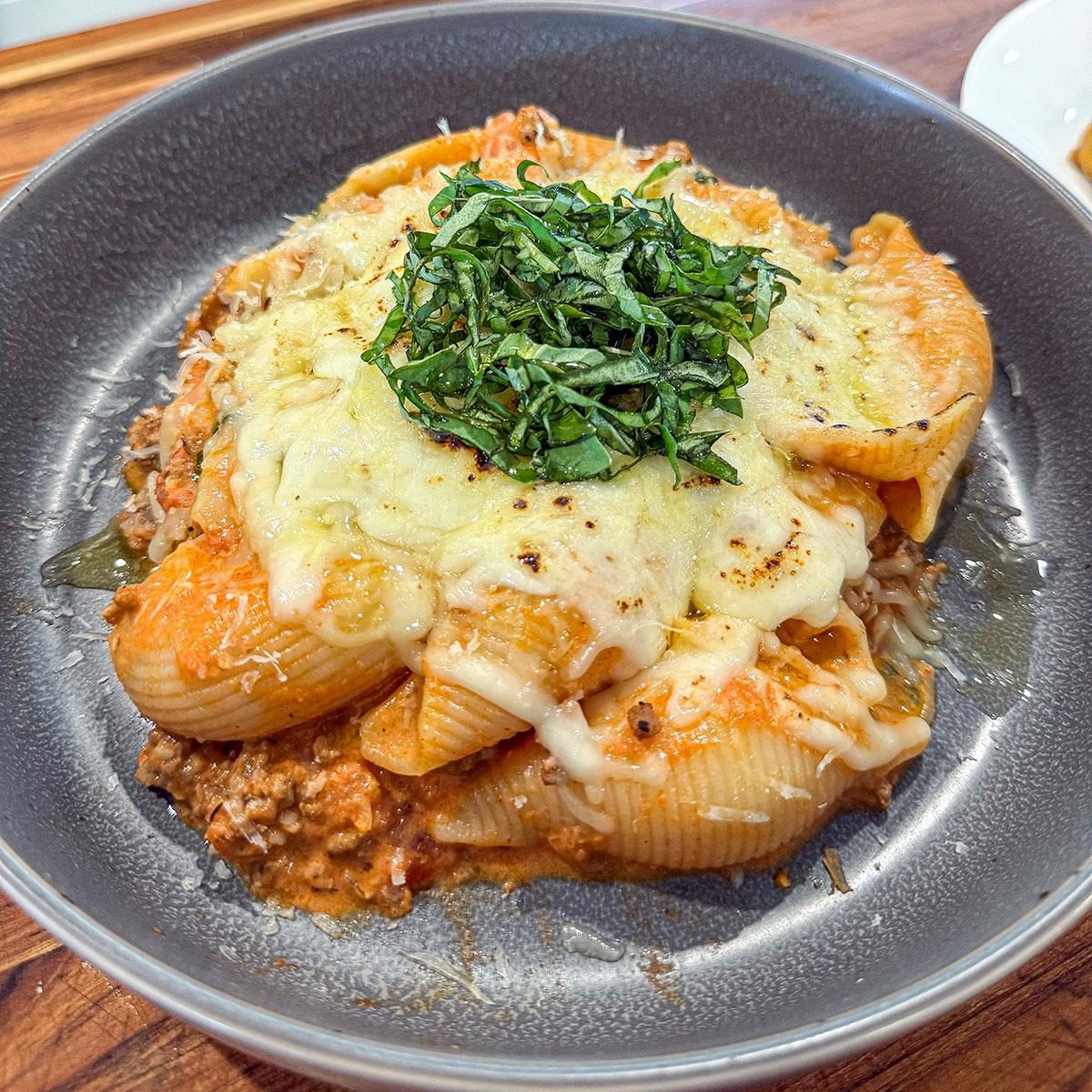 Tyler Smith’s Cheesy Italian Shells