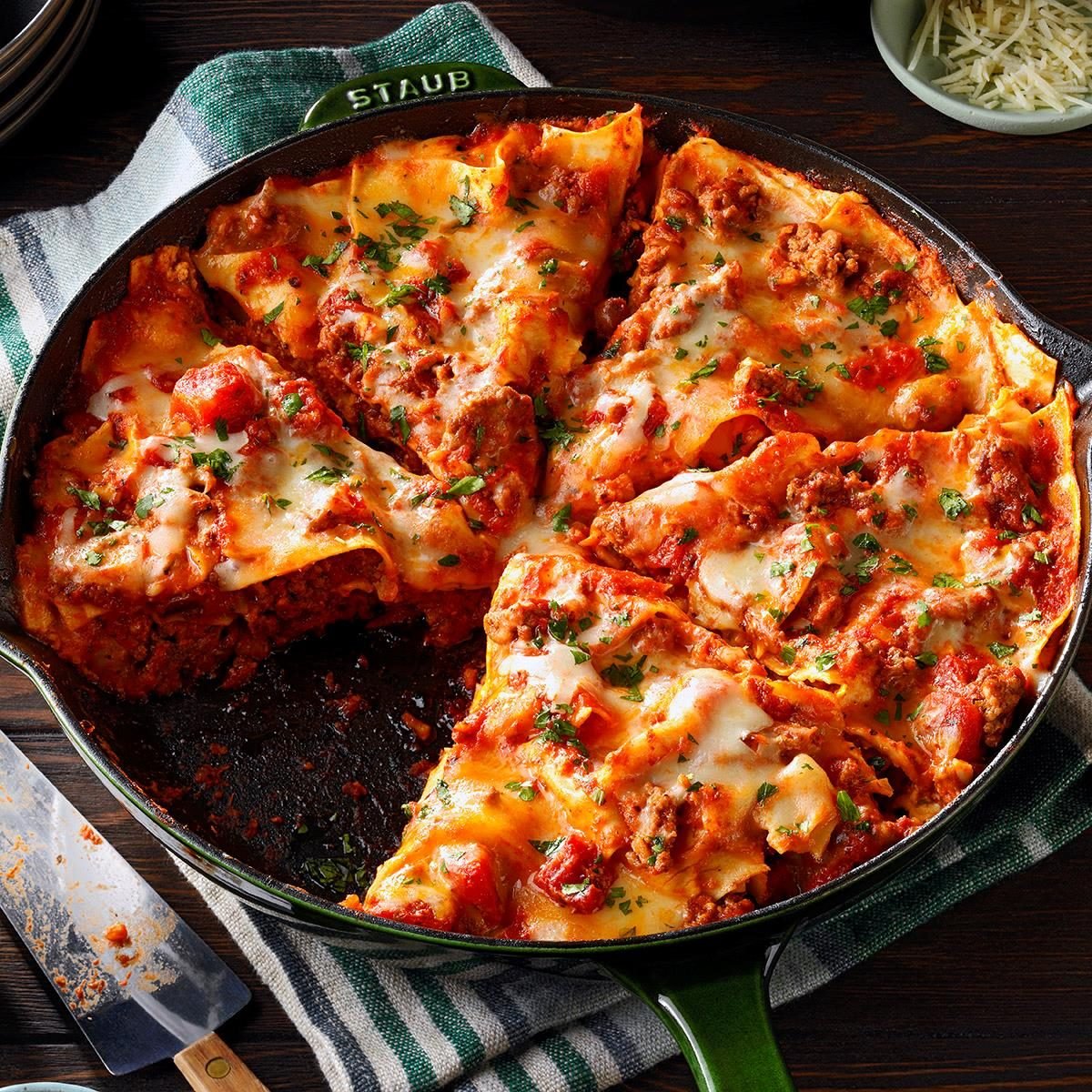 One Skillet Lasagna